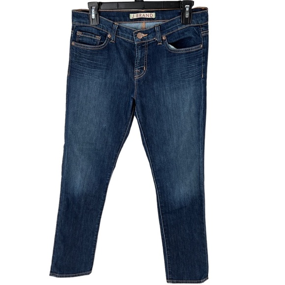 J Brand Dark Wash Skinny Straight Jeans - Picture 1 of 7
